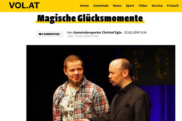 Harry Lucas - Showkritik Fortuna Vorarlberg Online Foto Screenshot