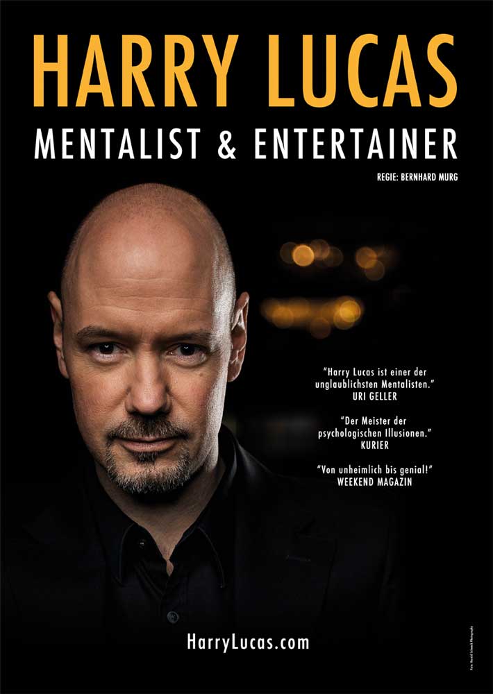 Plakat Harry Lucas Show Fantastische Kopfspiele