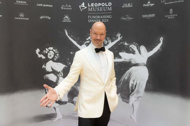 Mentalist & Entertainer Harry Lucas begeistert beim exklusiven Fundraising-Dinner im Leopold Museum Wien. Foto Leopold Museum-Privatstiftung/APA-Fotoservice/Tanzer