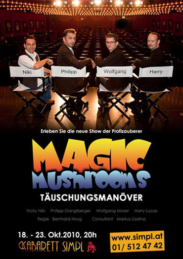 Plakat Magic Mushrooms Tuschungsmanver